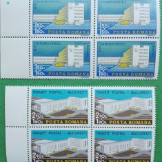 TIMBRE ROMANIA MNH LP899/1975 Ziua marcii postale românesti -bloc de 4 timbre