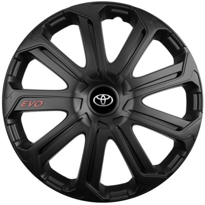 Set 4 Capace Roti Evo Negru R14, Pentru Toyota foto