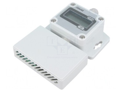 Adaptor particule temperatură umiditate 12-36VDC LCD foto