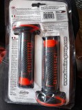 Mansoane moto, scuter, atv, gripuri Domino portocaliu, calitatea 1, produs nou, sigilat