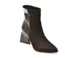 Botine FLAVIA PASSINI maro, 1219, din piele intoarsa