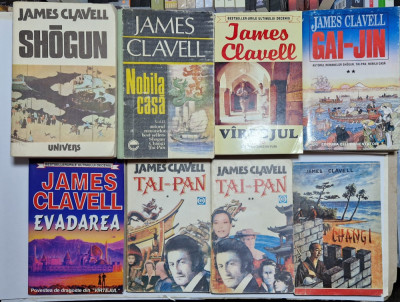 James Clavell - GAI- JIN, NOBILA CASA, SHOGUN, VARTEJUL,TAI-PAN, CHANGI,EVADAREA foto