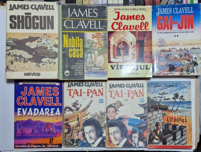 James Clavell - GAI- JIN, NOBILA CASA, SHOGUN, VARTEJUL,TAI-PAN, CHANGI,EVADAREA