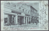 5145 - GALATI, stores, Litho, Romania - old postcard - used - 1898