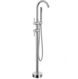 Baterie pentru cada Rea Lungo Ortis Crom freestanding Chrome