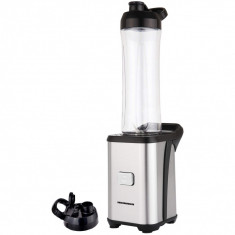 Blender sport Heinner HSB-350SS, 350 W, 0.6 l, 1 viteza, Argintiu