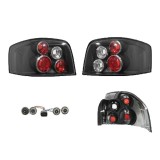 Set stopuri Spate Audi A3 (8p), 05.2003-04.2008, 3 Usi, partea Stanga+Dreapta, negru, transparent; cu locas bec; tuning; Omologare: ECE, Taiwan