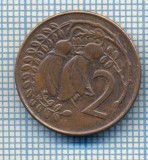 AX 496 MONEDA- NEW ZEELAND-NOUA ZEELANDA -2 CENTS -ANUL1969 -STAREA CARE SE VEDE