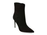 Botine elegante EPICA PREMIUM negre, 2466T, din piele intoarsa