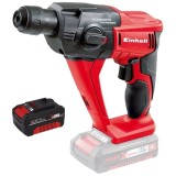 Einhell TE-HD 18 Li PXC - Rotopercutor SDS-Plus 1.2 J + Acumulator Li-Ion 18 V 4 Ah