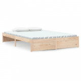 Cadru de pat, 140x200 cm, lemn masiv