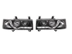 Far Volkswagen Transporter (T4)/Caravelle/Multivan, 07.1990-03.2003, tuning, montare fata, stanga+dreapta, cu indicator led; cu lumina de parcare LED foto