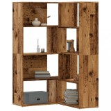 VidaXL Bibliotecă 4 niveluri lemn vechi 85x85x140 cm lemn prelucrat