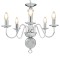 Candelabru, argintiu, 5 becuri E14 - 4