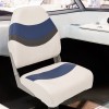 Scaun barcă 2 buc. piedestal reglabil &icirc;nălțime rotativ la 360&deg;