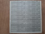 Actiuni cupoane la cota prioritară taloane Bucovina 1922 cale ferata 1929