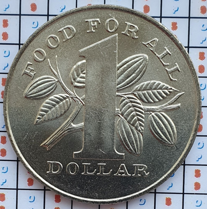 Trinidad &amp; Tobago 1 dollar 1979 UNC - FAO - km 38 - A020