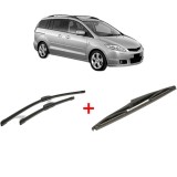 Cumpara ieftin Set 3 stergatoare MAZDA 5 (CR) 2005-2010, parbriz si luneta, Bosch Twin