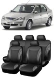 Cumpara ieftin Set Huse scaune auto piele ecologica si material textil DACIA Logan 2004-2012
