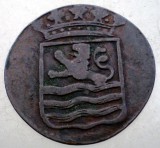 J.405 INDIILE OLANDEZE NETHERLANDS EAST INDIES ZEELAND VOC 1 DUIT 1791