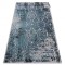 Covor DE LUXE modern 2081 ornament vintage - structural albastru / gri, 160x220 cm