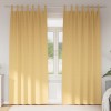 VidaXL Perdele cu perdele 2 pcs Bej 260x140cm Poliester 4107537