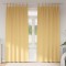 vidaXL Perdele cu perdele 2 pcs Bej 260x140cm Poliester 4107537