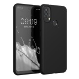 Husa pentru Motorola Moto E40, Silicon, Negru, 56641.47, kwmobile, Carcasa