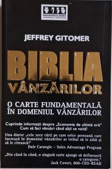 Biblia vanzarilor &ndash; Jeffrey Gitomer