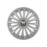 Set 4 capace roti 16 inchi (R16) Dino Gri, Compatibile cu Dacia