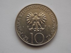 10 ZLOTY 1976 POLONIA-MICKIEWICZ foto