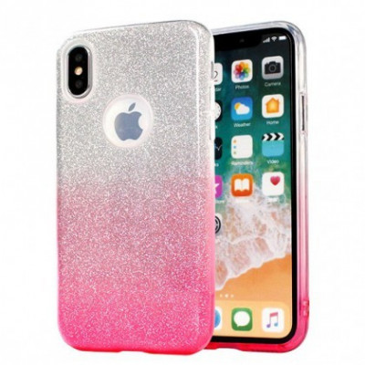 Husa Jelly Color Bling Huawei P20 Roz foto