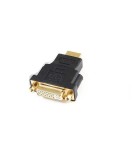 Adaptor digital HDMI la DVI-D 24+1 mama aurit, Oem