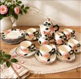 Set - ceai / cafea - Villeroy Boch - Wild Rose - 6 persoane