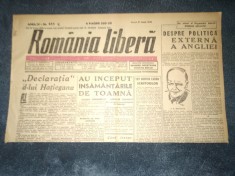 ZIAR ROMANIA LIBERA 27 SEPTEMBRIE 1946 foto