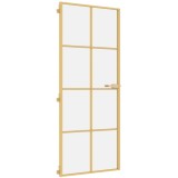 Cumpara ieftin Usa de interior Slim auriu 83x201,5cm sticla temperata/aluminiu