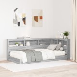 vidaXL Tăblie de depozitare cu raft sonoma gri 80 cm Lemn compozit