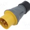 Conector alimentare AC trifazat AMPHENOL IP&amp;S 16A 130V mufă tată IP44