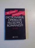 COLECTIV - dICTIONARUL IOERELOR FILOZOFICE ROMANESTI