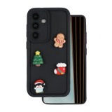 Husa pentru Samsung Galaxy S25 Ultra S938, OEM, Ultra Trendy 3D Christmas, Neagra