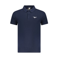 Esercito Tricou polo barbati, din bumbac, cu mini imprimeu, Regular fit, Bleumarin, S