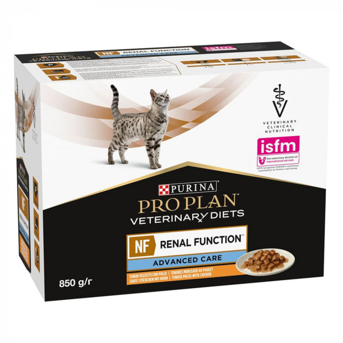 Purina Pro Plan Veterinary Diets Feline &ndash; NF Renal Function Chicken 10 x 85 g
