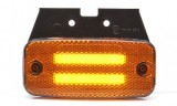 Lampa Gabarit Galbena Neon LED 12-24V, Omologare E20, Prindere 50/30mm, 114x54mm