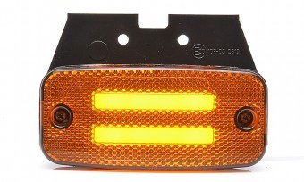 Lampa gabarit galbena neon W158-1138 cu suport foto