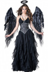 F642-1 Costum tematic Halloween, model inger gothic foto