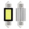 Set 2 becuri auto Amio LED, C5W SV8.5-8, 1 LED COB3, 2.4W, 36mm, Canbus, 12V, leduri alb sofit Festoon AutoDrive ProParts