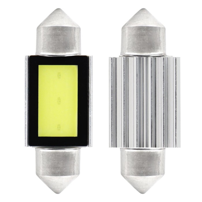 Led Canbus Cob3 Festoon C5w C10w C3w 36mm Alb 12v Amio 01639