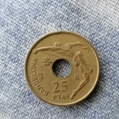 MONEDA-25 PESETAS 1991 -SPANIA