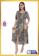 Rochie Clasica cu Nasturi si Cordon Cod 0024 - 48Marimea foto