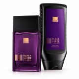 Cumpara ieftin Set Black Suede Charm pentru Barbati, Apa de Toaleta 100 ml + Gel de Dus pentru Corp si Par 250 ml, Avon